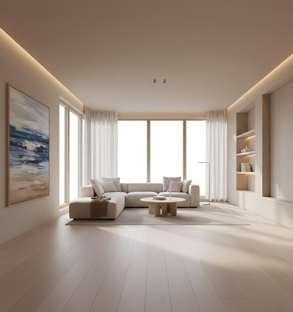 12" x 12" Original Art Paintings Canvases Signed| Beach and Surf