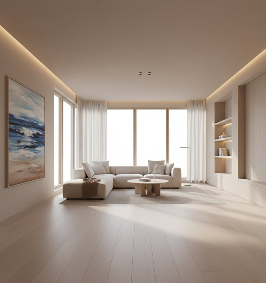 12" x 12" Original Art Paintings Canvases Signed| Beach and Surf