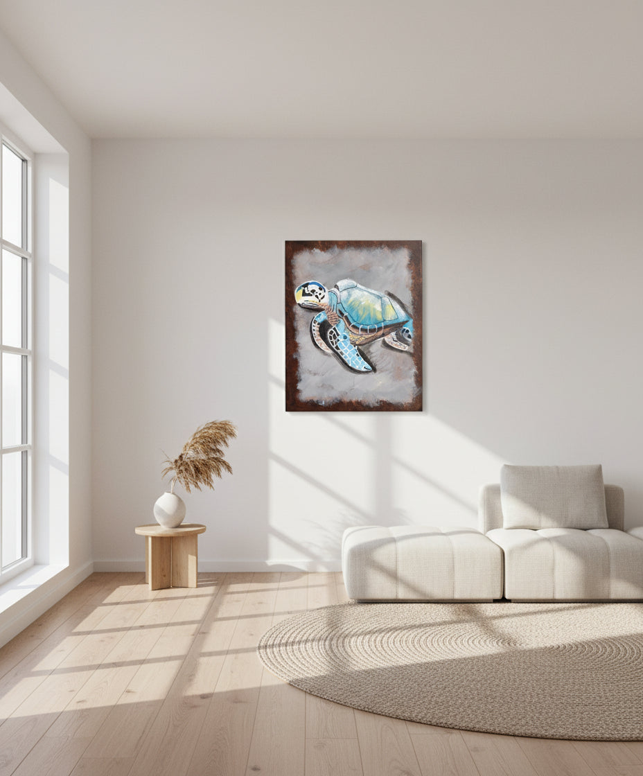 11" x 14" original acrylic art paintings signed|Tommie the Terrapin